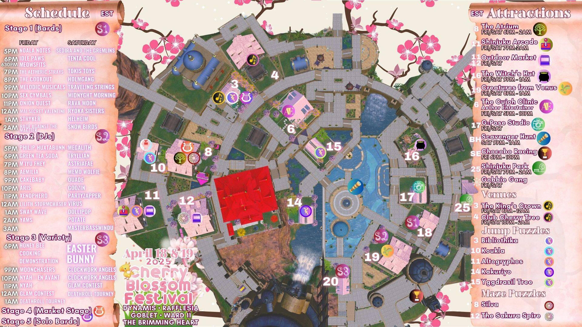 Festival Map Festival Map